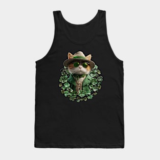 St Patricks Day Cat 4 Tank Top